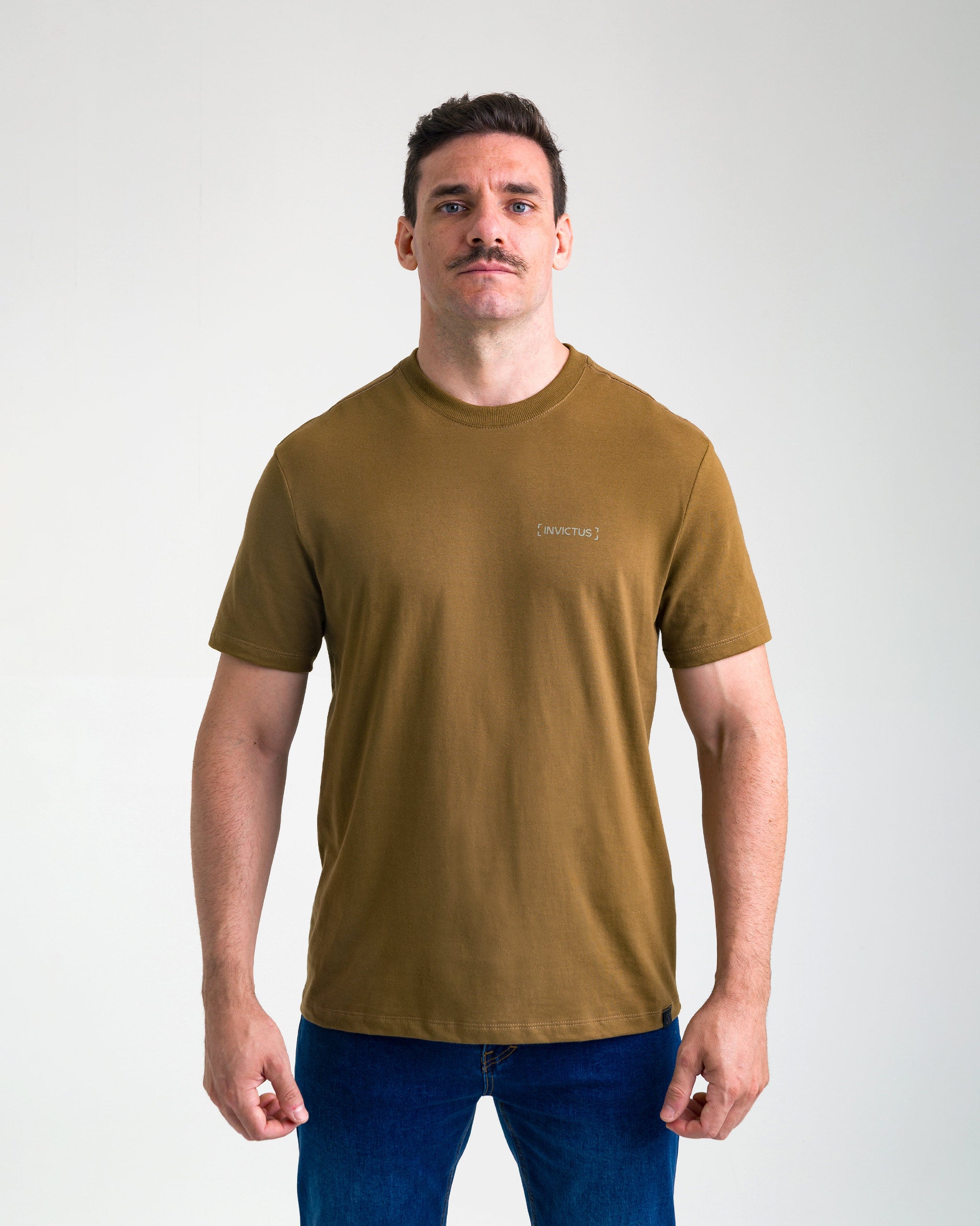Camiseta Concept Victory Masculina - Marrom - INVICTUS