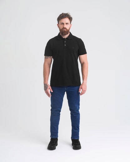 Camisa Polo Division Light - Preta