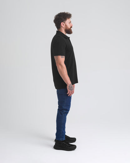 Camisa Polo Division Light - Preta