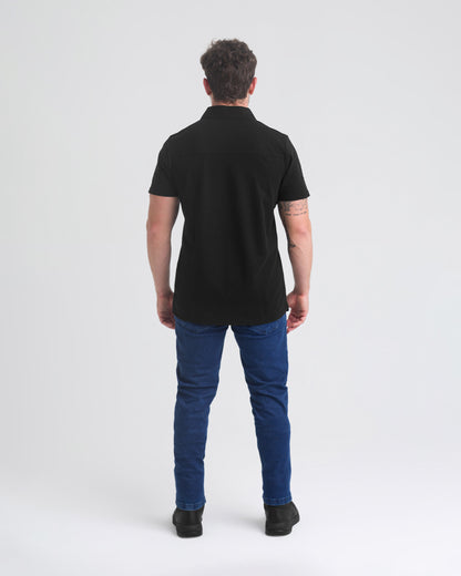 Camisa Polo Division Light - Preta