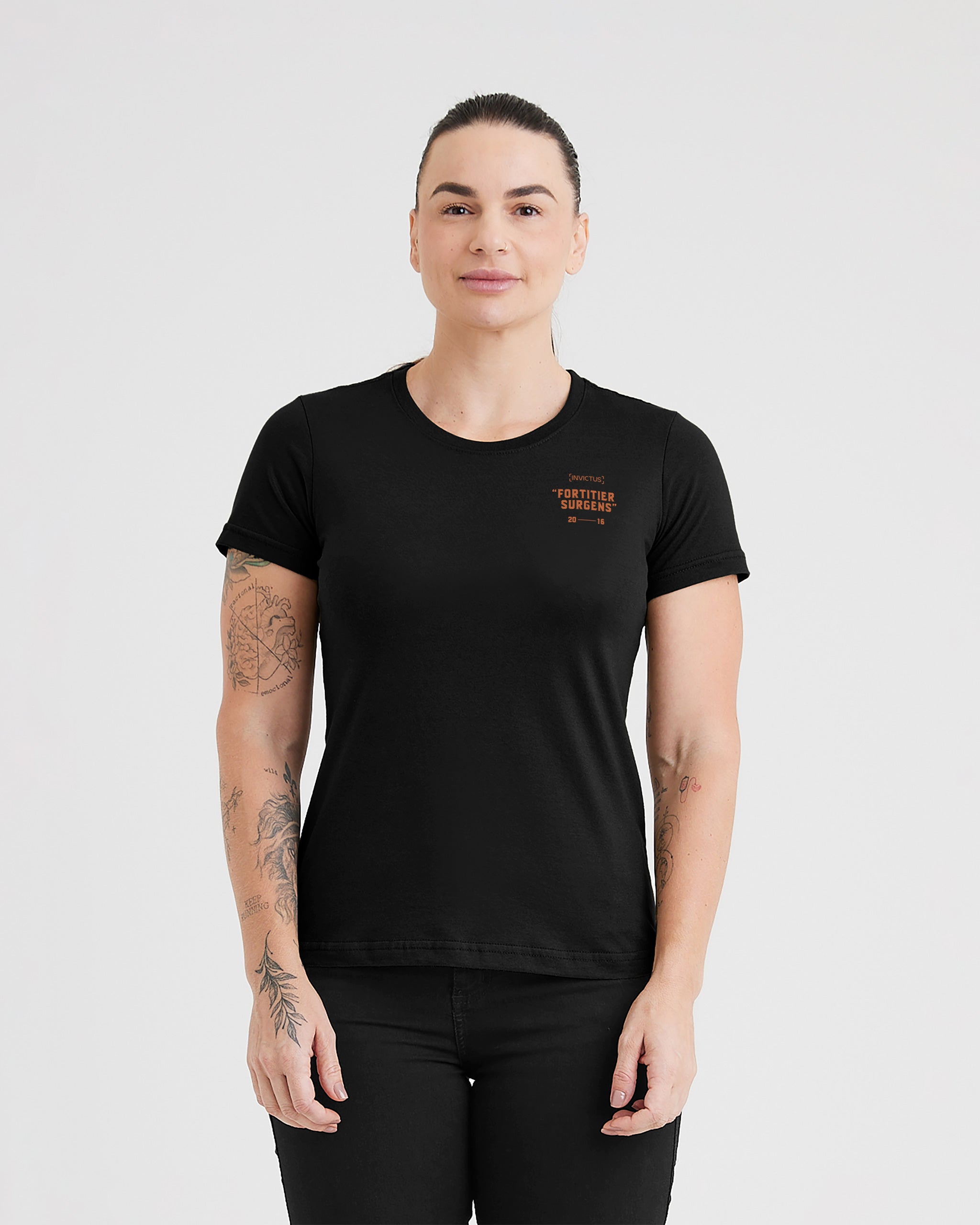 Camiseta Concept Free Bird Feminina - Preta - INVICTUS