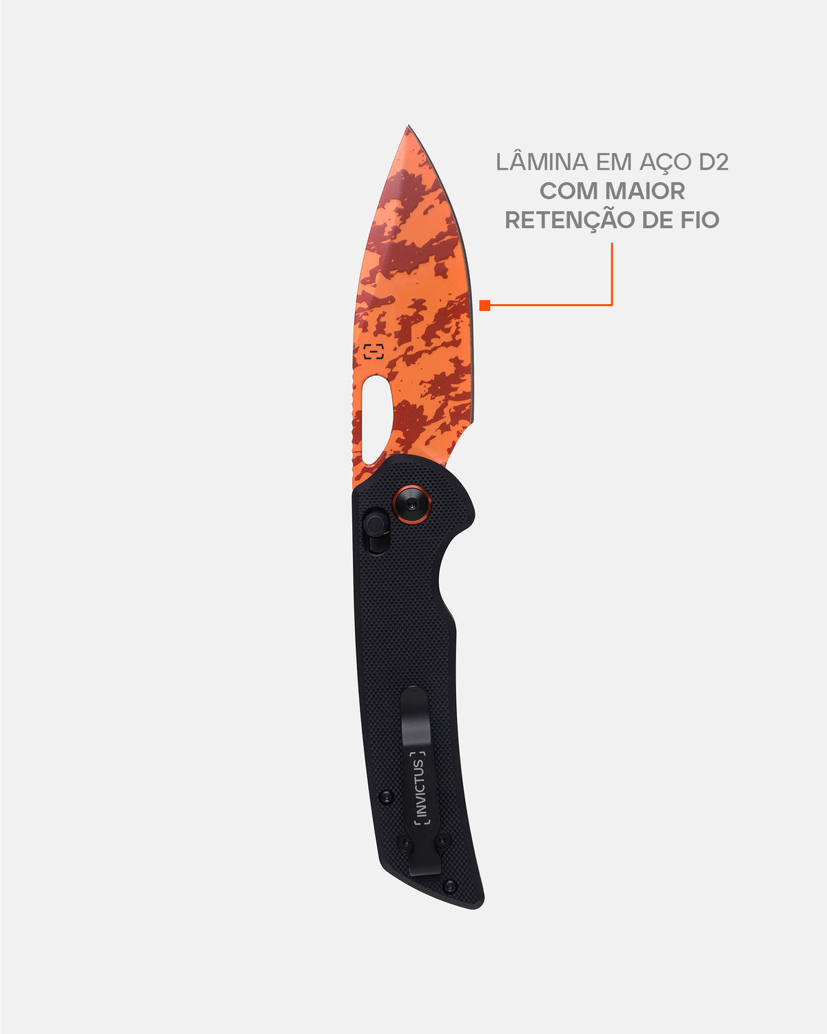 Canivete Loyal Legacy Series - Preto e Laranja