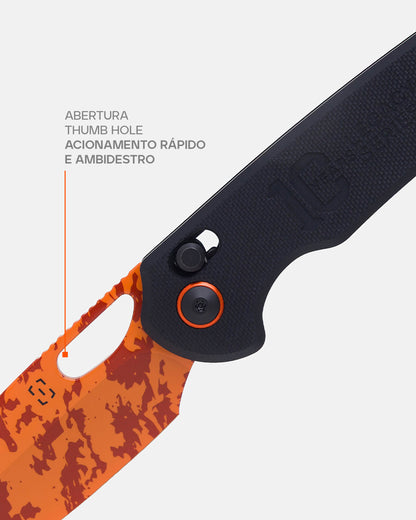 Canivete Loyal Legacy Series - Preto e Laranja