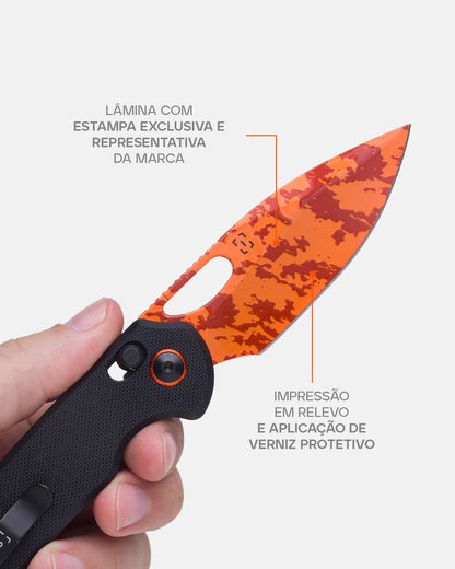 Canivete Loyal Legacy Series - Preto e Laranja
