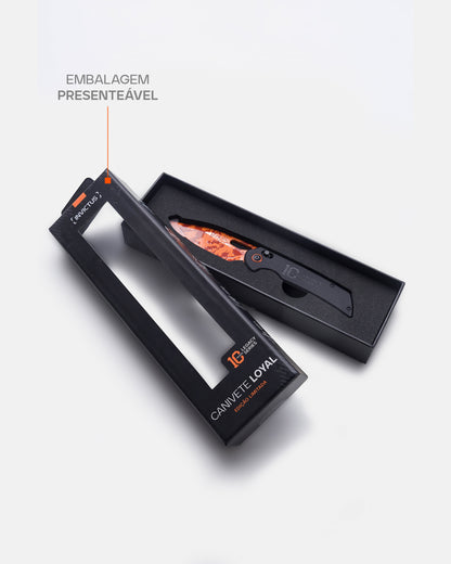 Canivete Loyal Legacy Series - Preto e Laranja