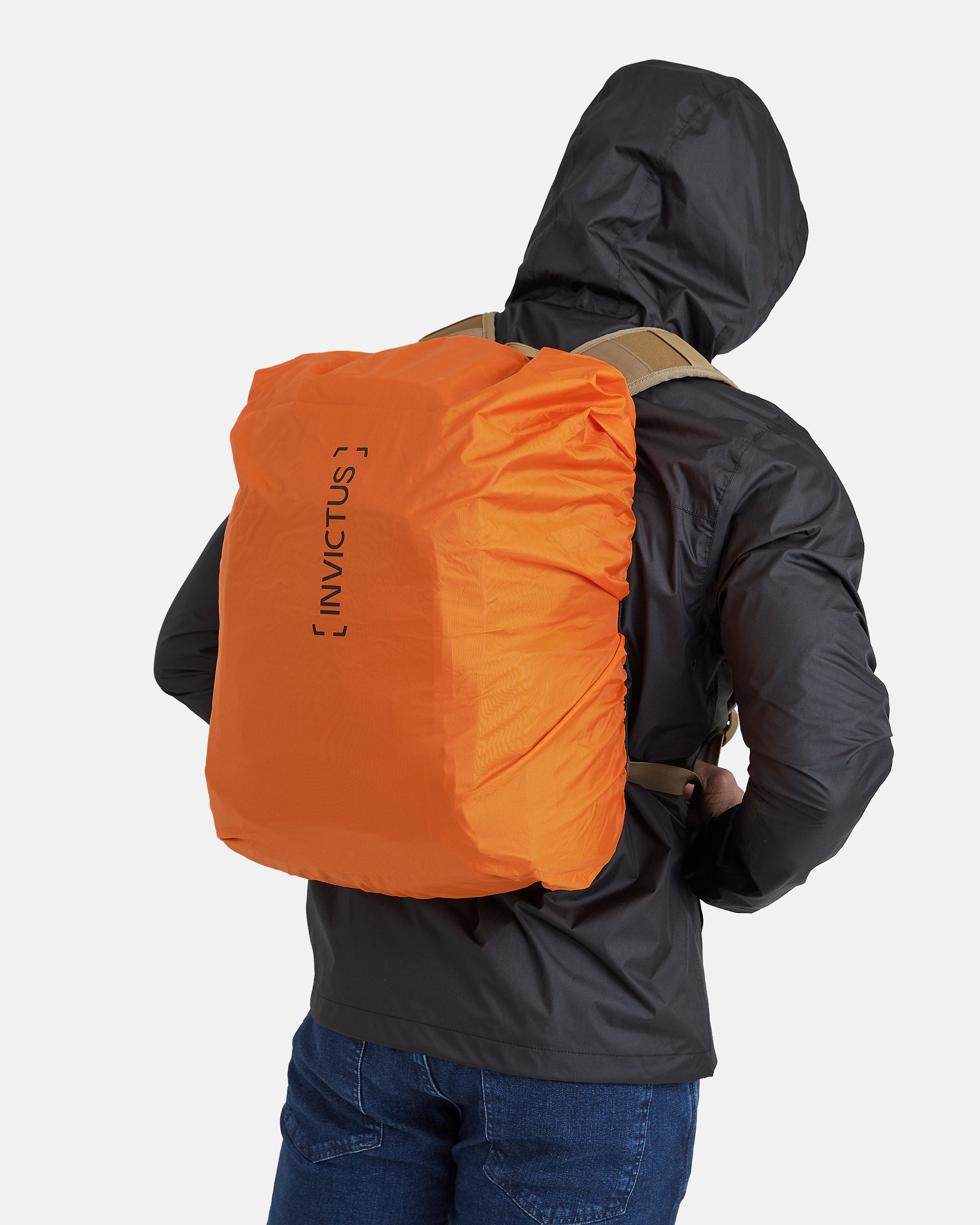 Capa de Chuva Drypack para Mochila 20L a 40L - Laranja