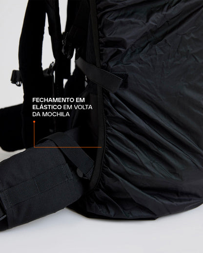 Capa de Chuva Drypack para Mochila 20L a 40L - Preta