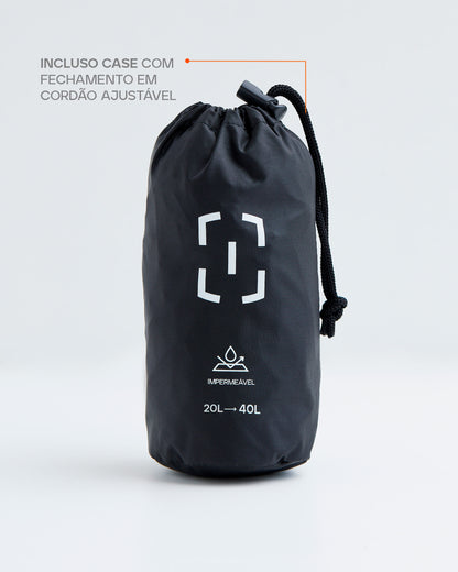 Capa de Chuva Drypack para Mochila 20L a 40L - Preta