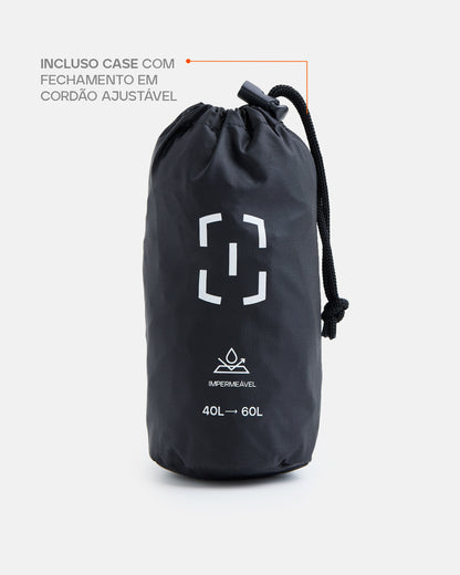 Capa de Chuva Drypack para Mochila 40L a 60L - Preta