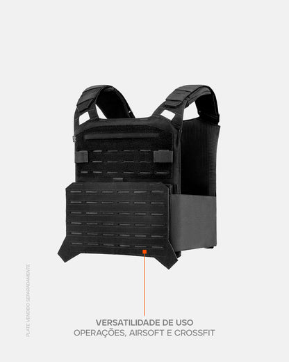 Cinta Elástica para Plate Carrier Ares - Preta