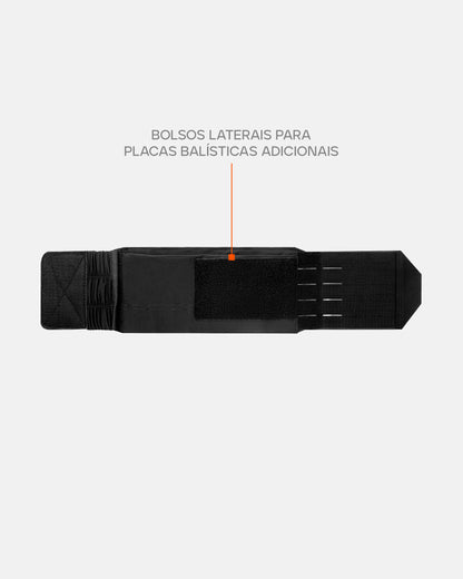 Cinta Modular com Bolso para Plate Carrier Ares - Preta