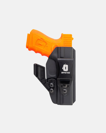 Coldre Kydex IWB 2.0 BR Destro Glock - Série Standard (G17 - G22 de todas as gerações) - INVICTUS