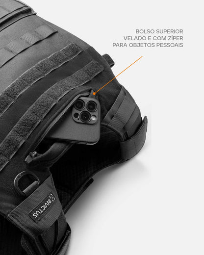 Capa de Colete Vulcano 2.0 - Preto