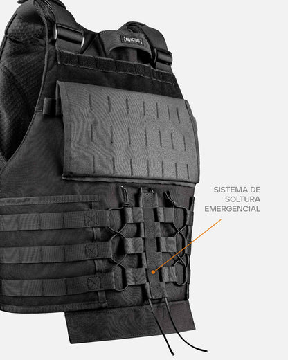 Capa de Colete Vulcano 2.0 - Preto