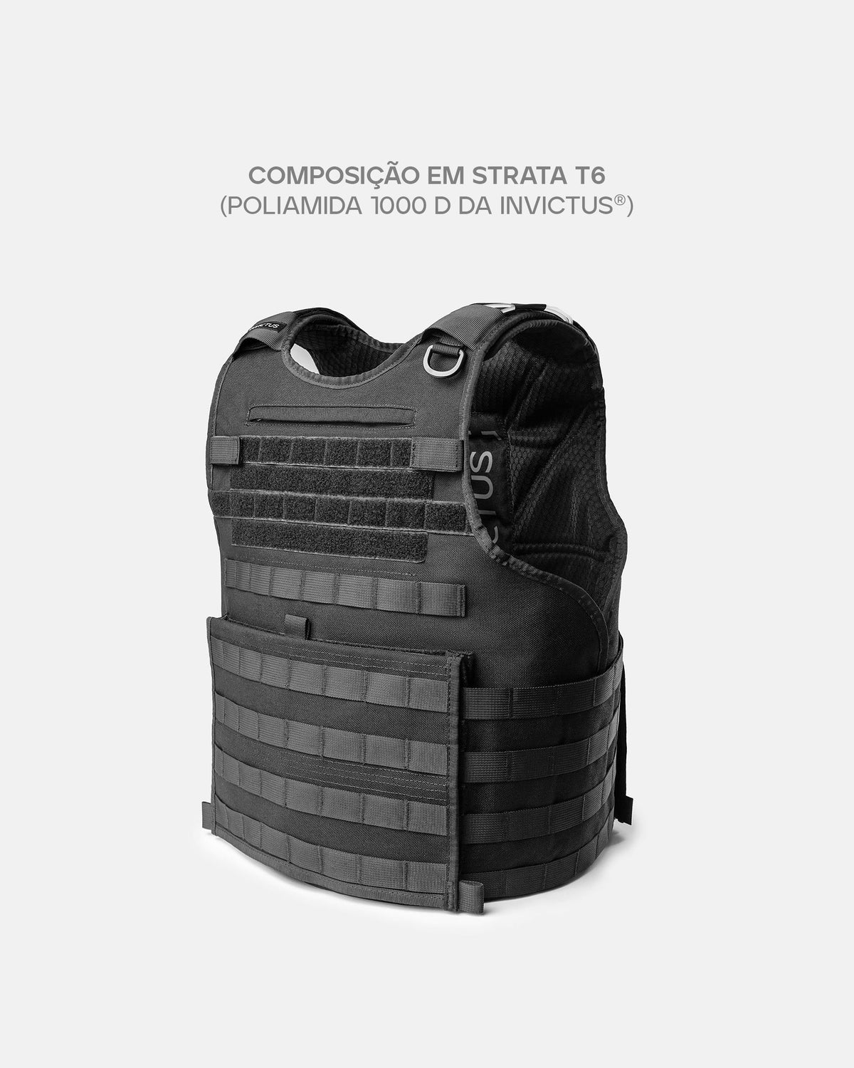 Capa de Colete Vulcano 3.0 - Preta