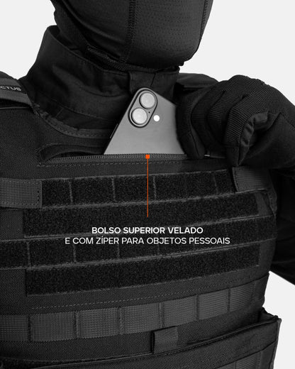 Capa de Colete Vulcano 3.0 - Preta