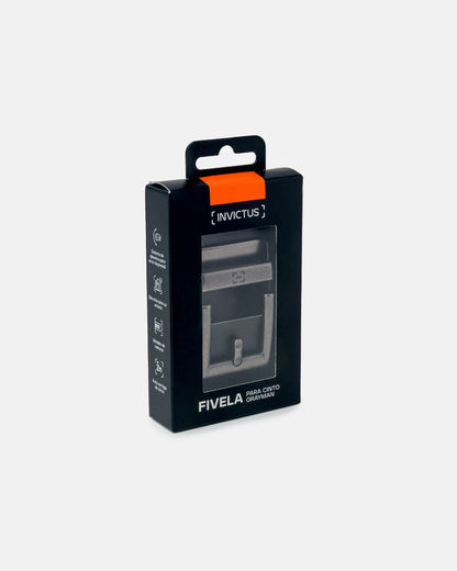 Fivela Prime para Cinto Grayman - Chumbo Escovado