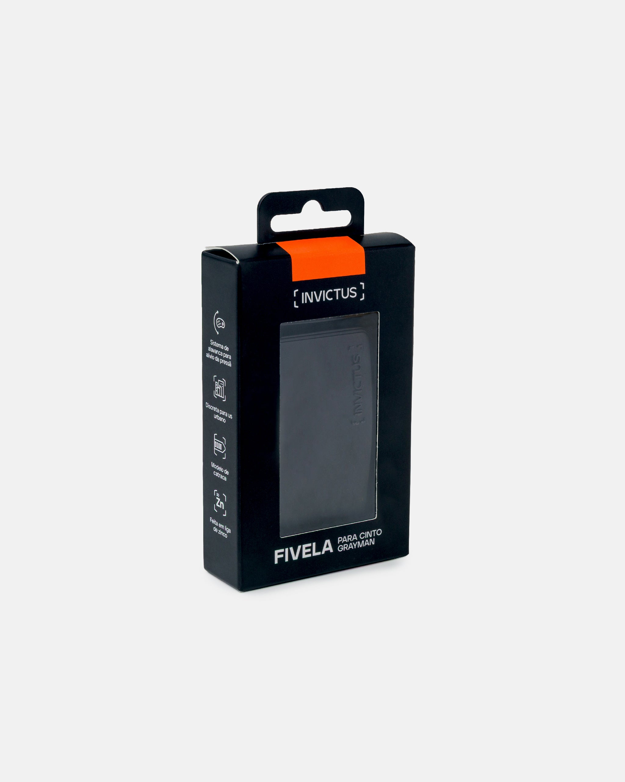 Fivela Flat para Cinto Grayman - Preto