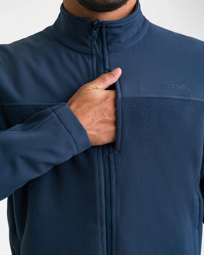Jaqueta Fleece Snow 2.0 - Azul Marinho - INVICTUS