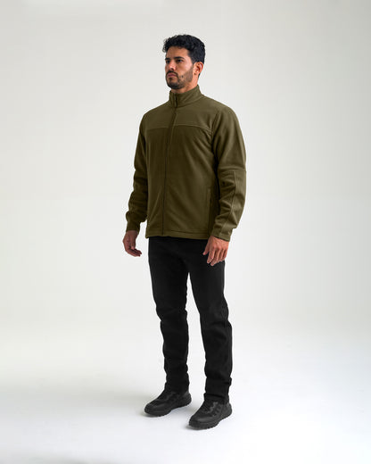 Jaqueta Fleece Snow 2.0 - Verde Oliva - INVICTUS