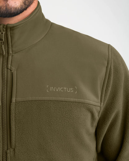 Jaqueta Fleece Snow 2.0 - Verde Oliva - INVICTUS
