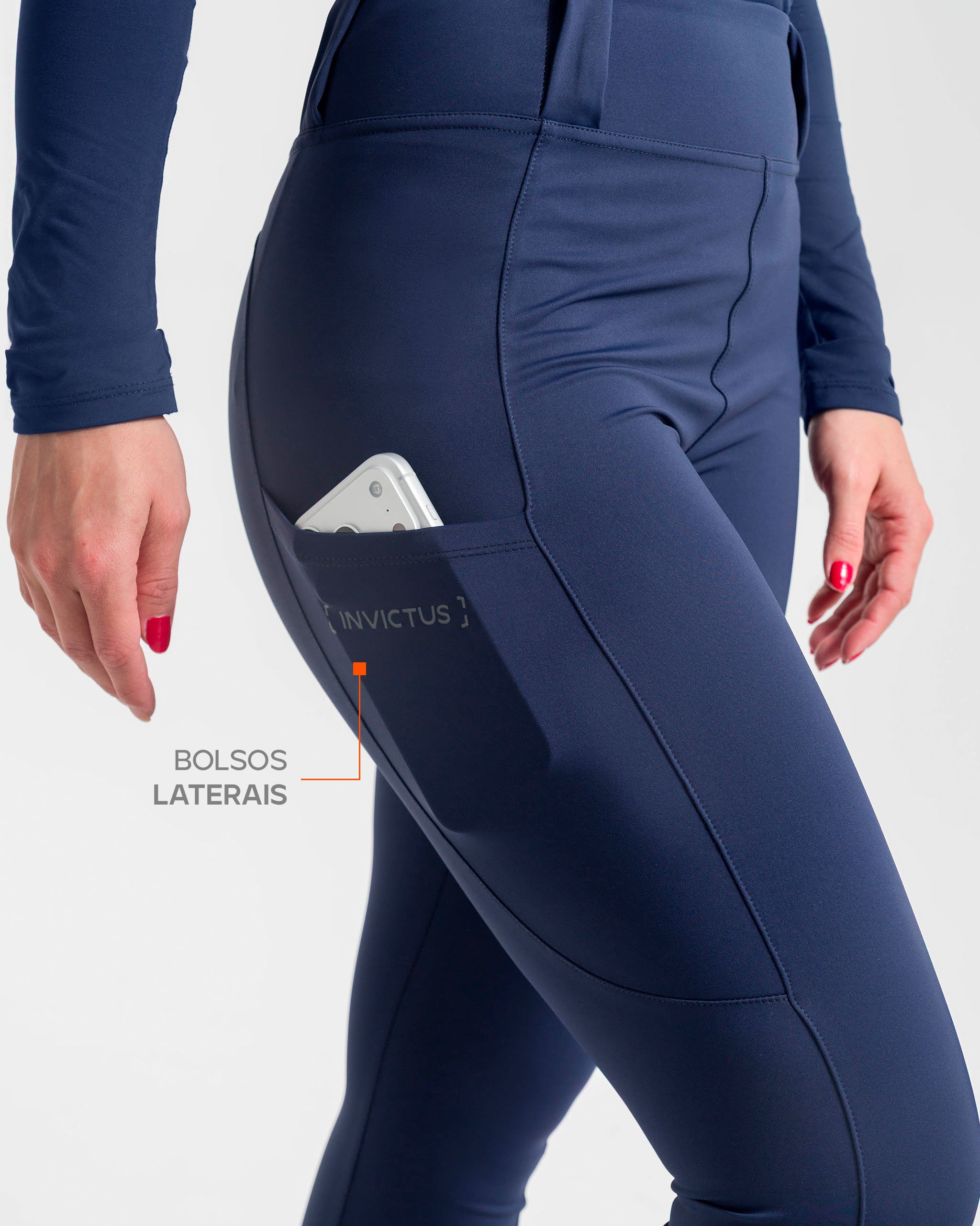 Calça Legging Beltfit - Azul