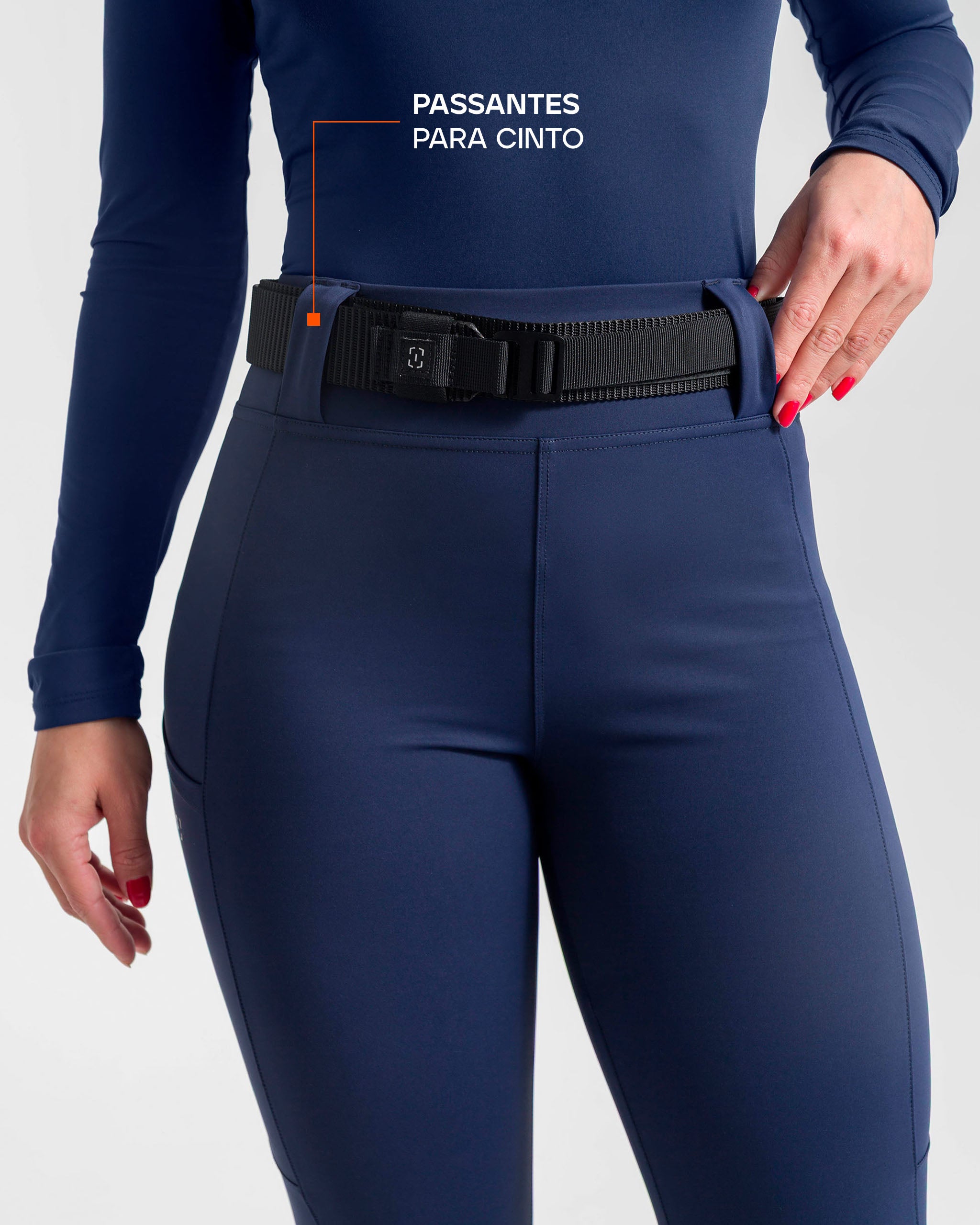 Calça Legging Beltfit - Azul