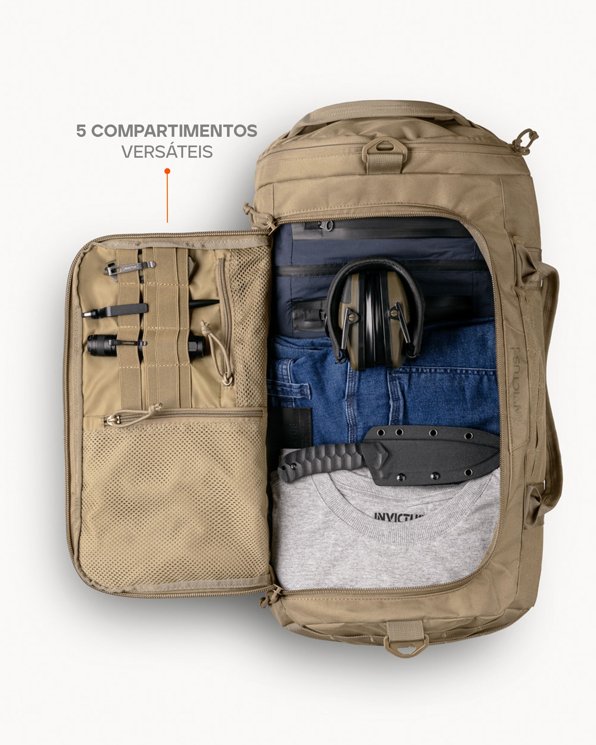 Mala Duffel Bag Discovery 2.0 34L - Coyote