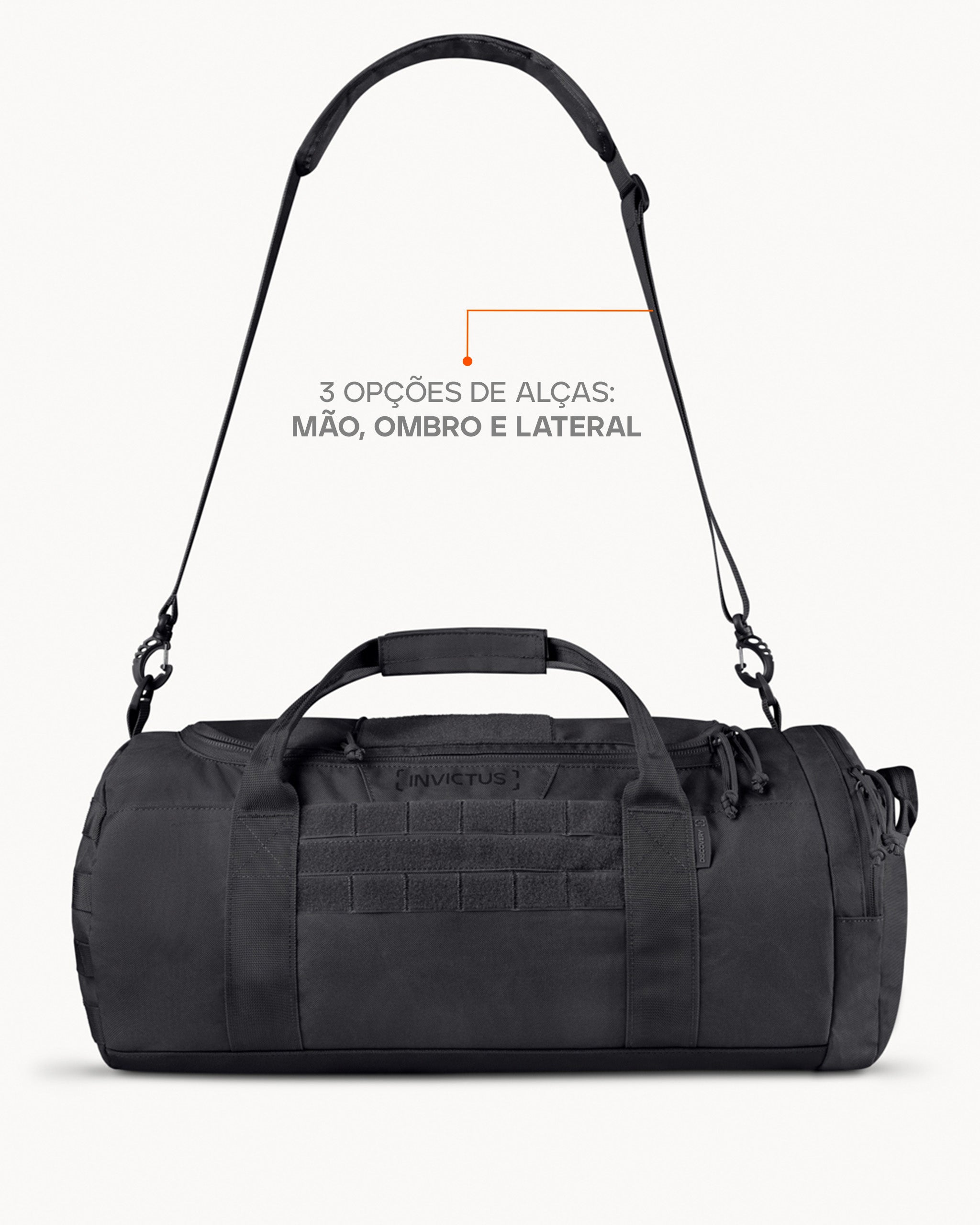 Mala Duffel Bag Discovery 2.0 34L - Preta