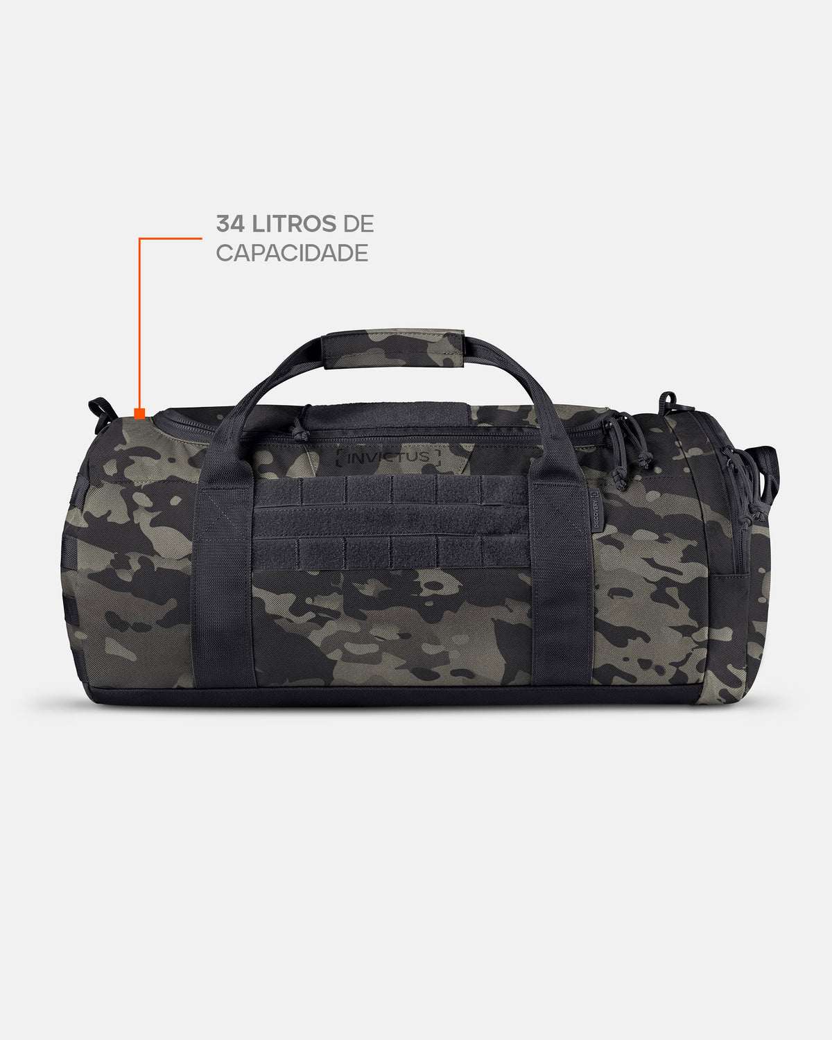 Mala Duffel Bag Discovery 2.0 34L - Warskin Black
