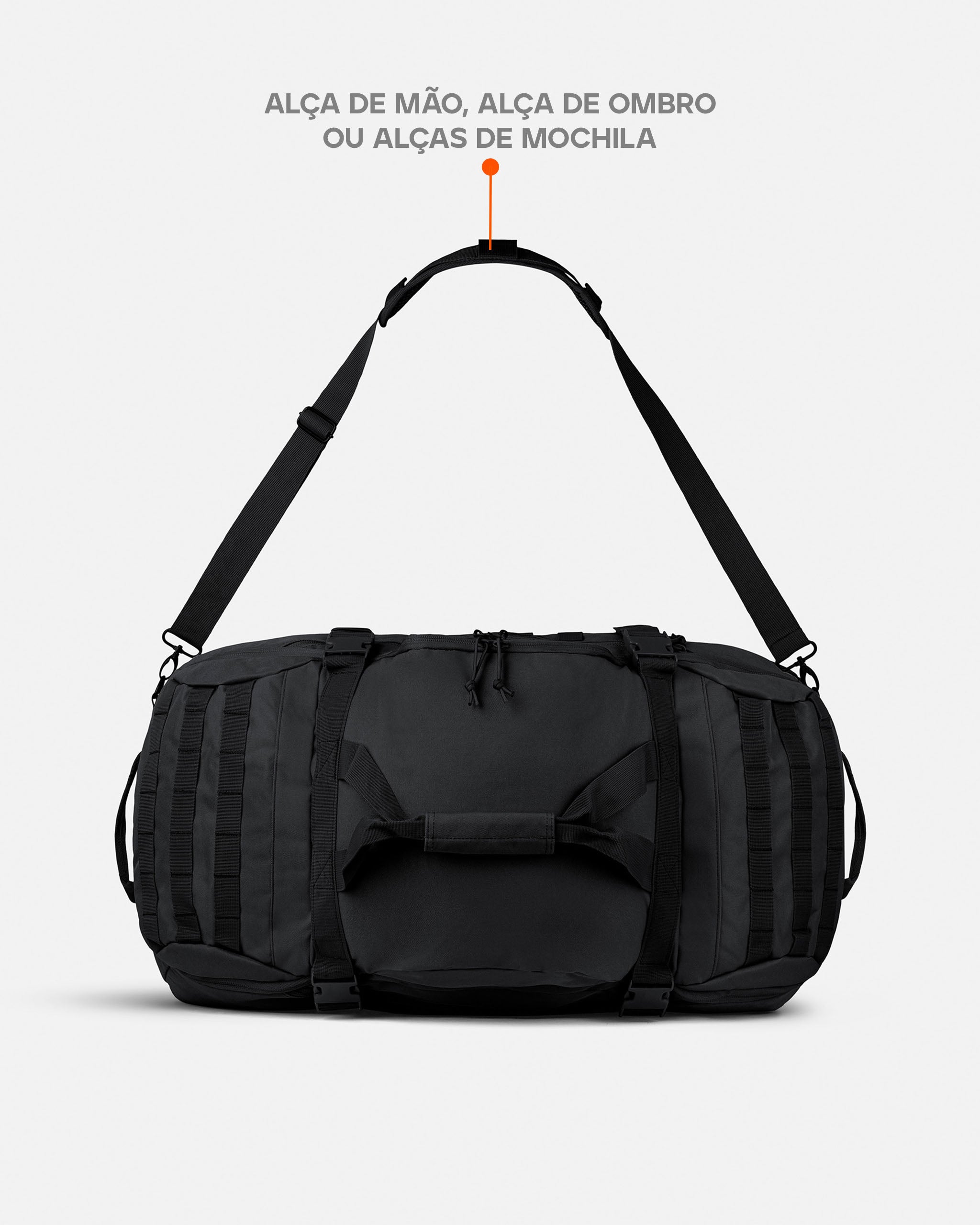 Mala/Mochila Expedition 2.0 70L - Preta