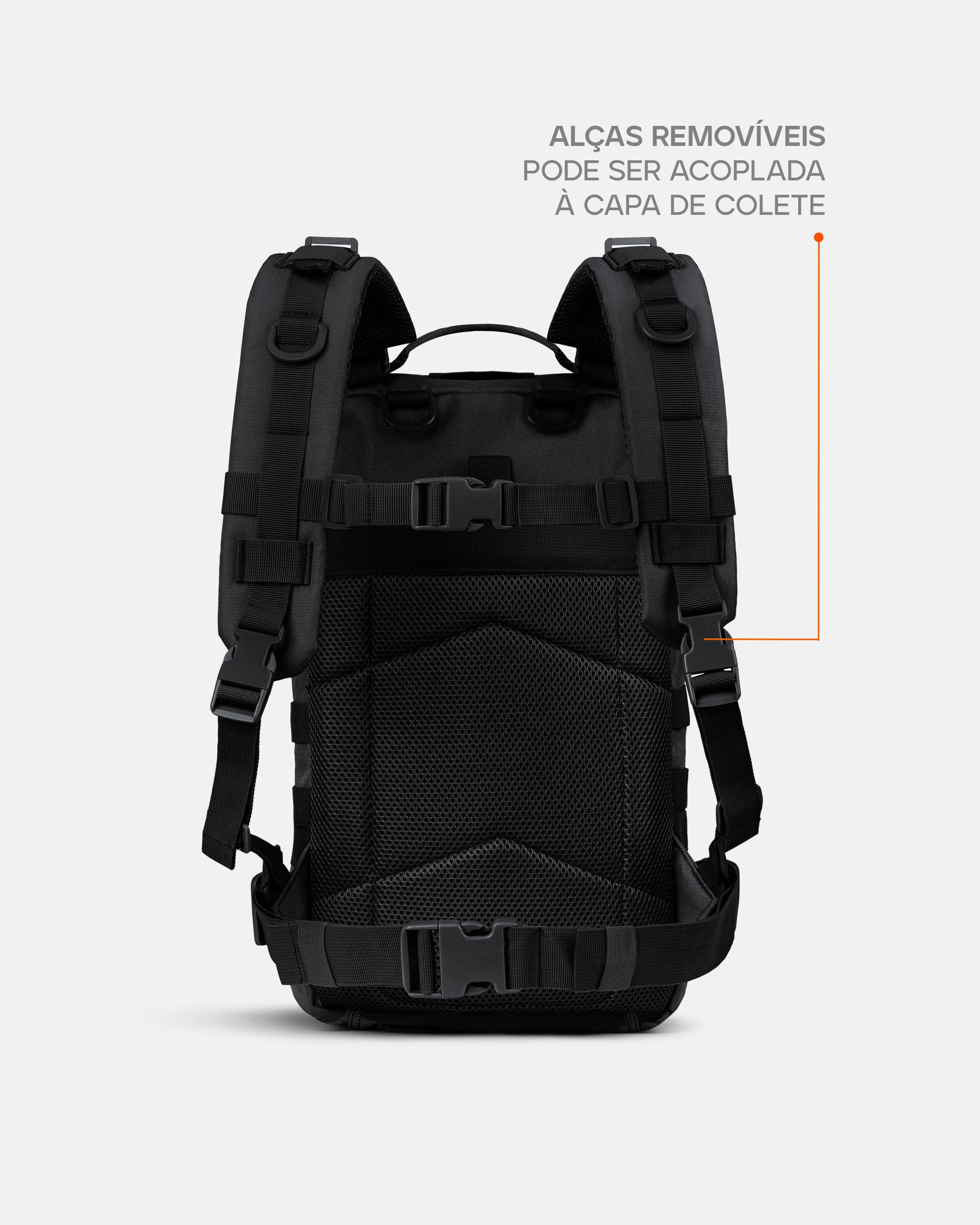 Mochila Tática Assault 2.0 30L - Preta