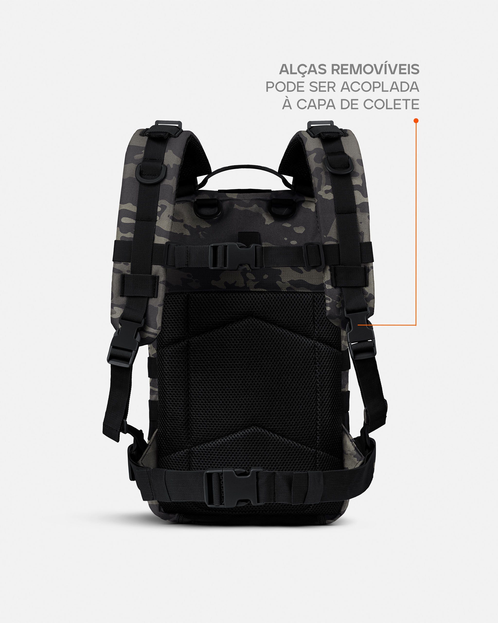 Mochila Tática Assault 2.0 30L - Warskin Black