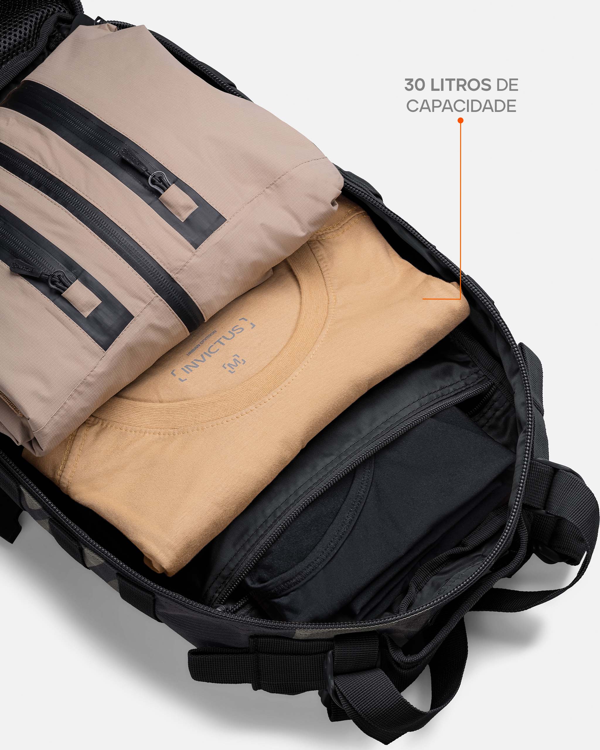 Mochila Tática Assault 2.0 30L - Warskin Black