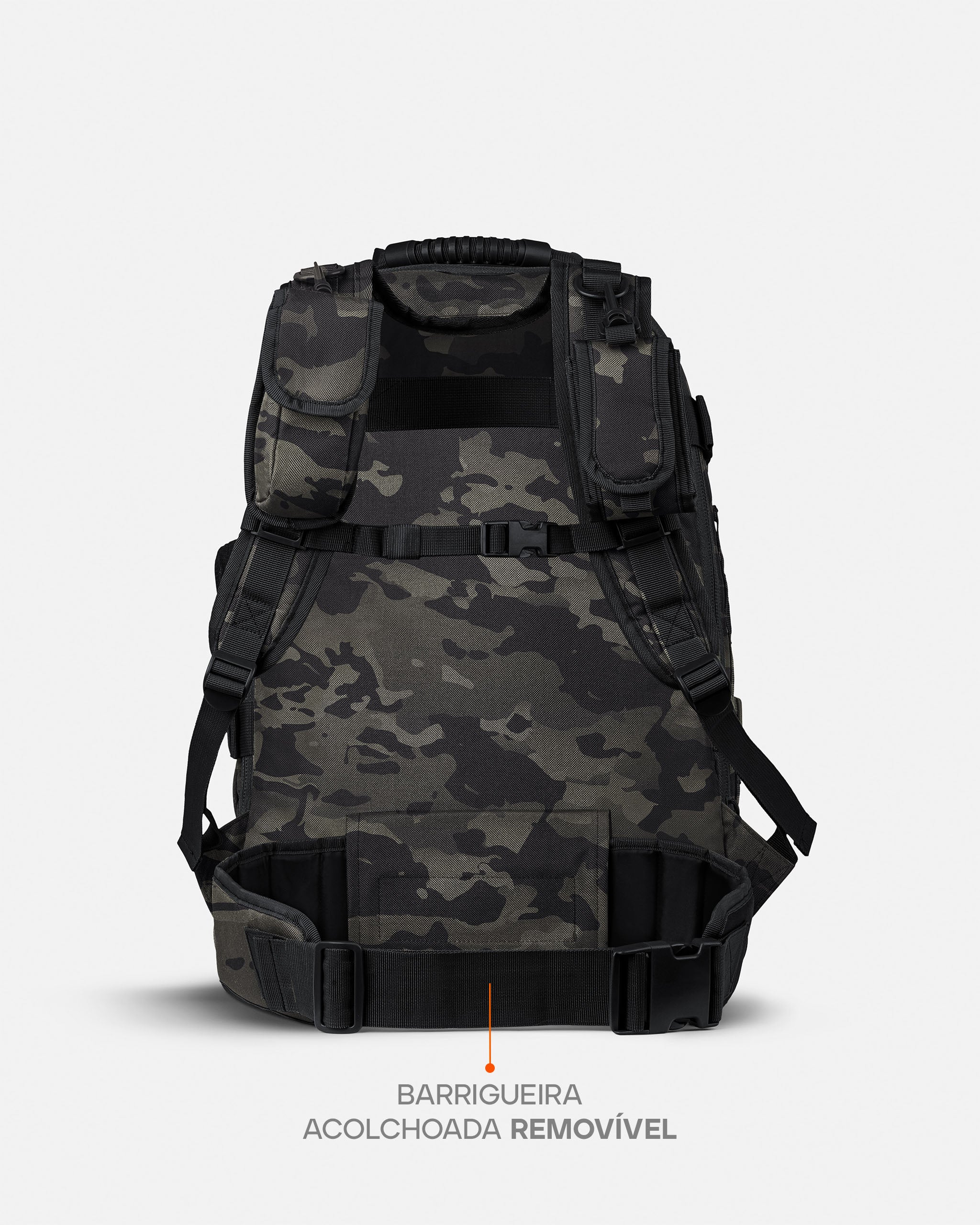 Mochila Duster 2.0 35L - Warskin Black