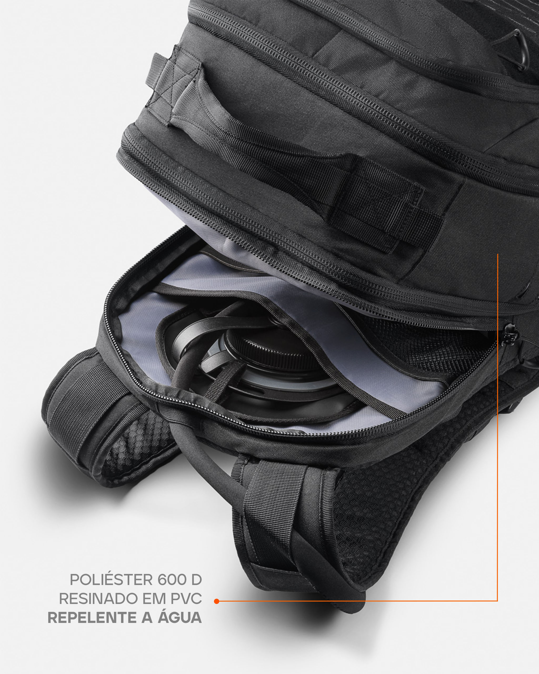 Mochila Tática Giant PRO 42L a 55L - Preta