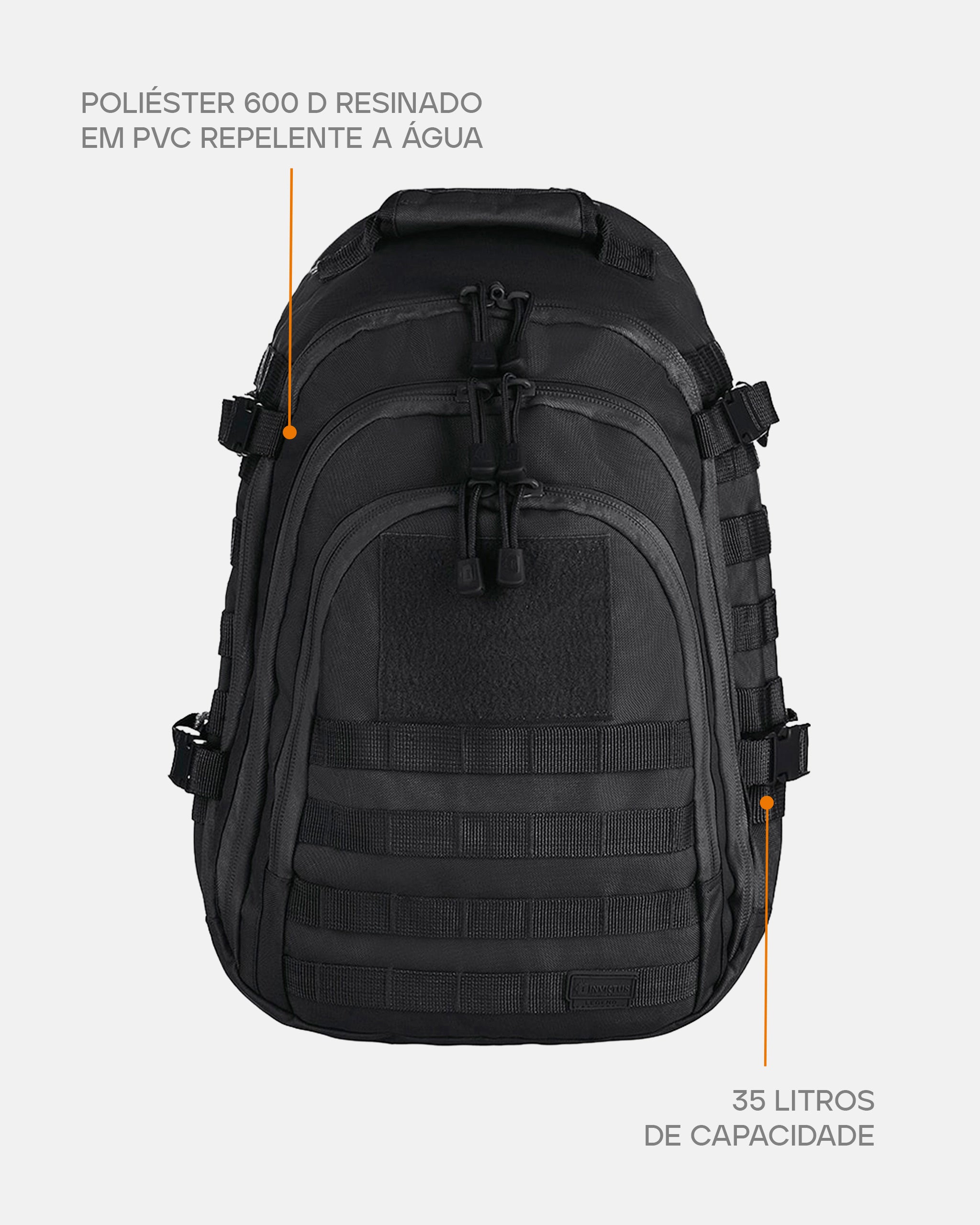 Mochila Legend 35L - Preta