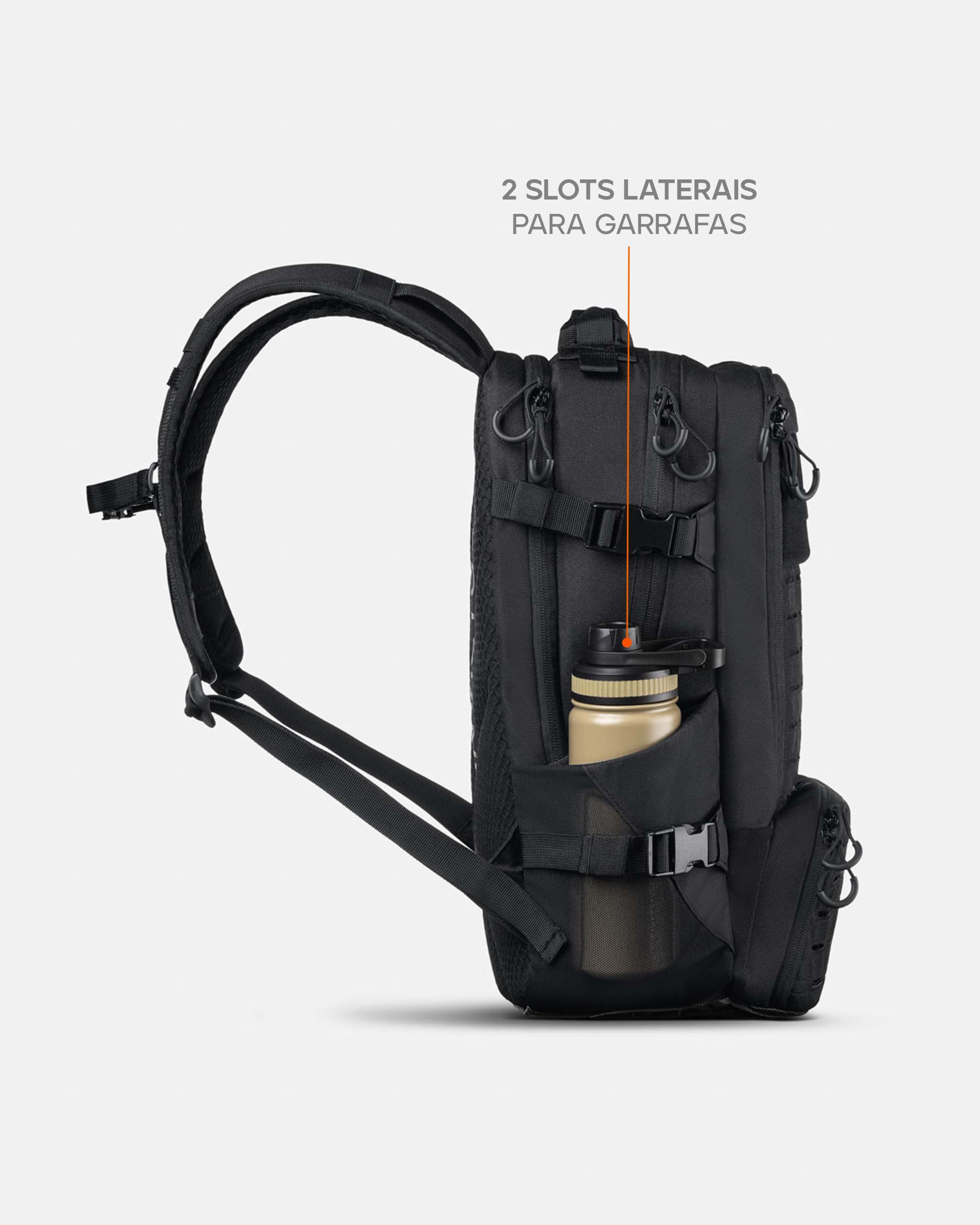 Mochila Tática Rover PRO 30L - Preta
