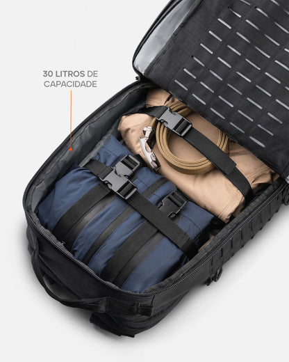 Mochila Tática Rover PRO 30L - Preta
