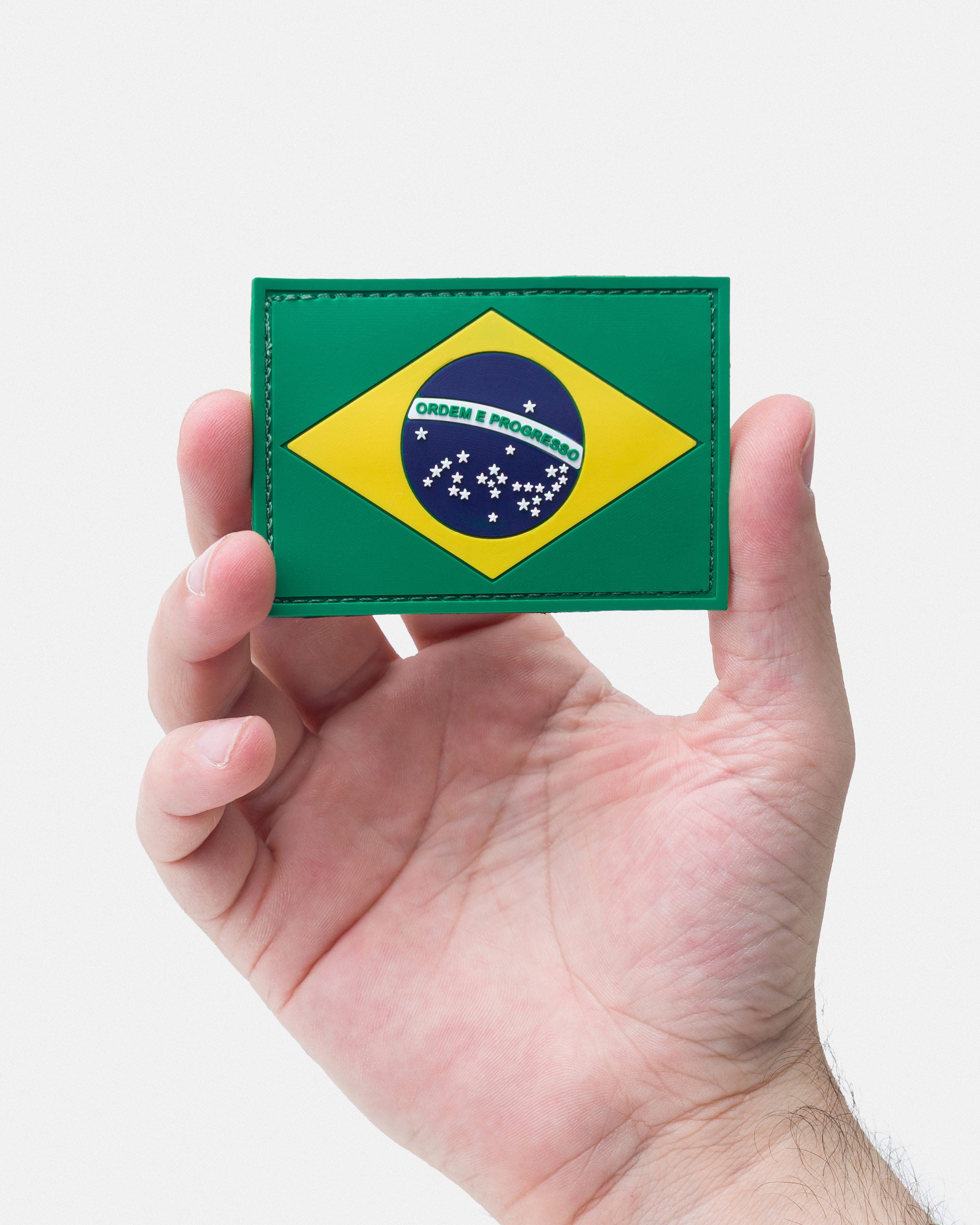 Patch Bandeira do Brasil - Verde/Amarelo/Azul