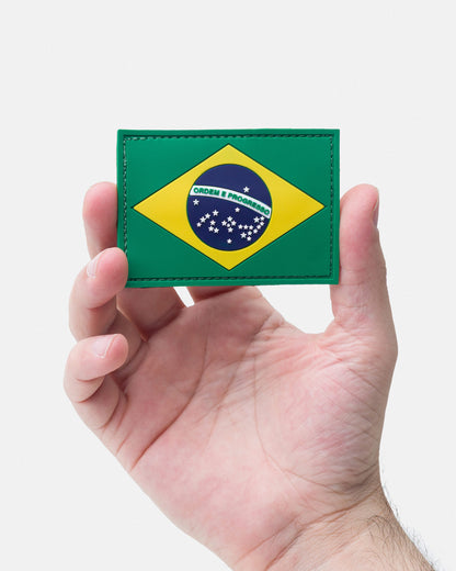 Patch Bandeira do Brasil - Verde/Amarelo/Azul