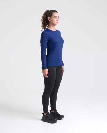 Blusa Segunda Pele Shade Feminina - Azul