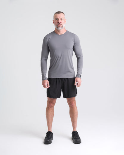 Blusa Segunda Pele Shade Masculina - Cinza