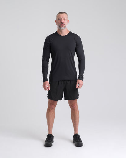 Blusa Segunda Pele Shade Masculina - Preta