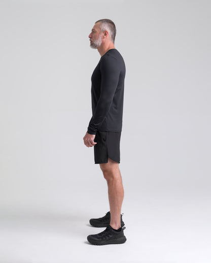 Blusa Segunda Pele Shade Masculina - Preta