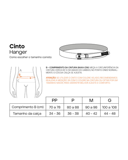 Cinto Tático Hanger - Preto