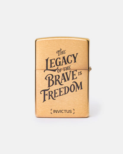 Zippo Invictus Brave - 10 Years of Courage - INVICTUS