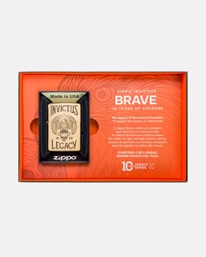 Zippo Invictus Brave - 10 Years of Courage - INVICTUS
