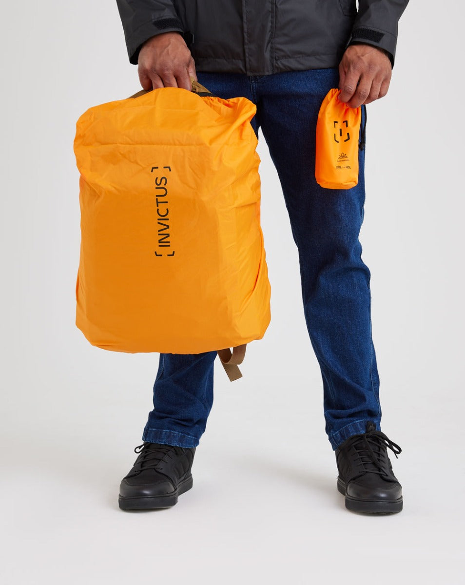 Capa de Chuva Drypack para Mochila - Laranja