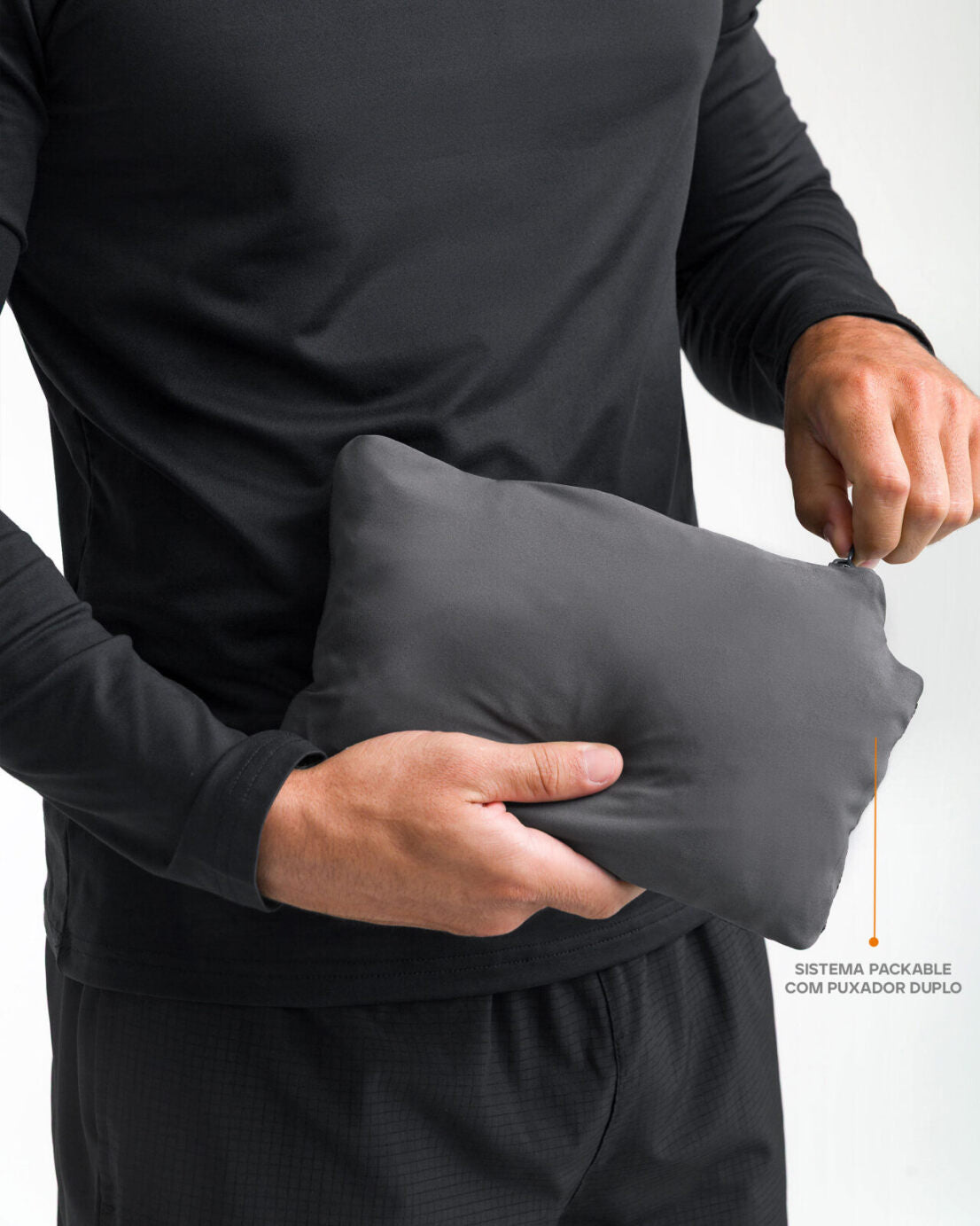 Jaqueta Corta - Vento Vortex - Chumbo